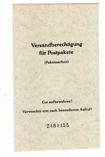 Berlin versandberechtigung - berlin,,
