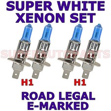 4 x H1 100W 12V SUPER WEISS