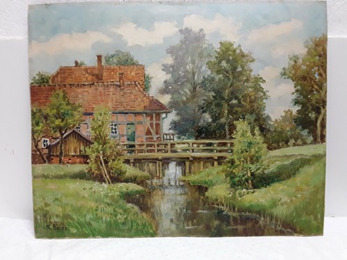 Gemälde ölgemälde signiert - gemälde,
