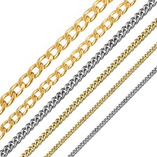 Echt Goldkette 585 Panzerkette Halskette verschiedene Breiten und Längen