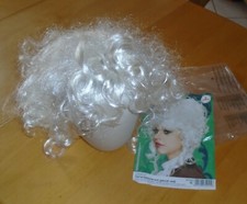 Faschingsperücke Perücke weiß kurz gelockt Barock Rokoko Komtess Fasching Karnev