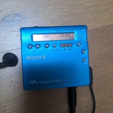 Sony MZ-R900 MD Walkman Portable Player Recorder blau