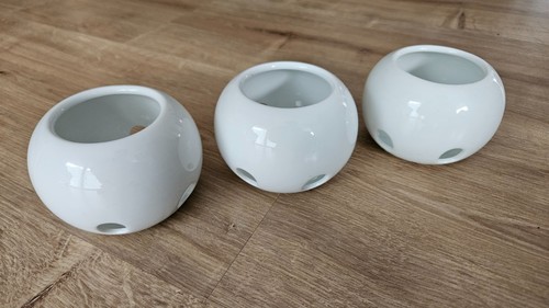 Weiße teelichthalter - 3,