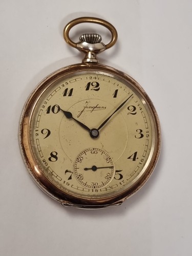 Taschenuhr junghans aus 900 - junghans,