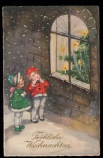 AK Weihnachten: Kinder sehen