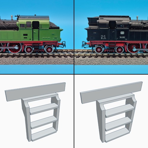 Hintere trittleiter - (3d92),