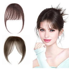 fake bangs fake pony clip in