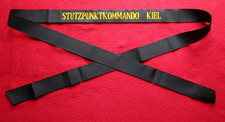 Mützenband,STÜTZPUNKTKOMMANDO KIEL,Captally,Navy,Uniform,Militär,Flotte,EF 1