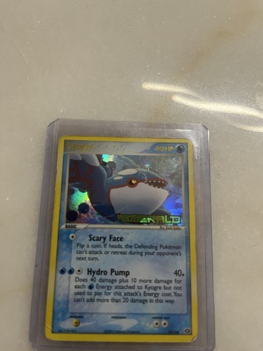 Pokémon tcg kyogre reverse - pokémon,