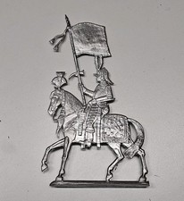 Reiter - Fahne  -  Zinnfiguren