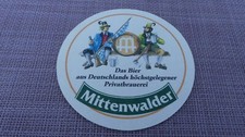 Bierdeckel "Mittenwalder Bier"