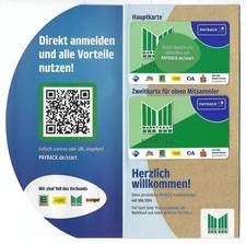 Payback Karte Marktkauf Starter Set Haupt- u. Zusatzkarte 24090919 2 Stück