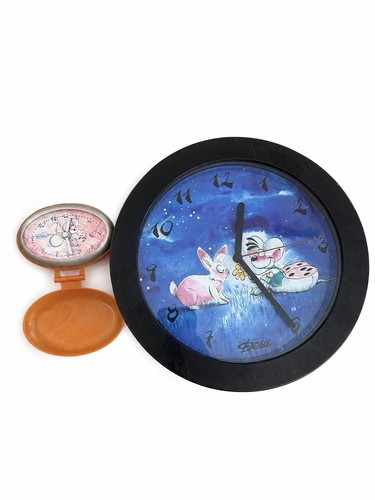 Diddl wanduhr passende - wanduhr, +