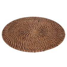 Platzset LOMBOK Rattan Natural D30cm Platzmatte Untersetzer Platzdeckchen