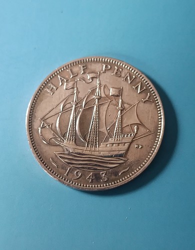 Half penny 1943 - half, georg