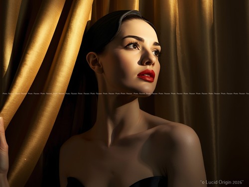 Foto frau art deco - a4,