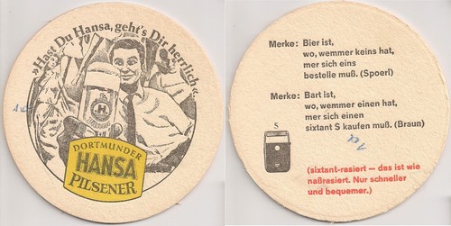 Dortmunder hansa pilsener - pilsener,
