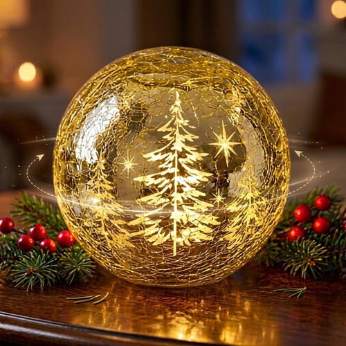 Led bruch glas - led, gold