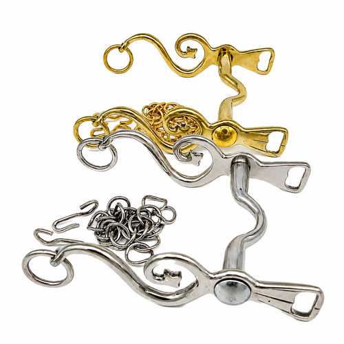 Kandare barock spanisch gold - kandare,