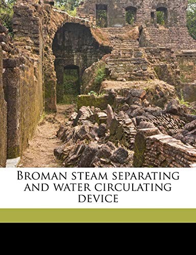 Broman steam separating and - -,