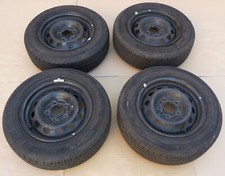 4 Stahlfelgen BMW 1093823, 6,5J x 15 H2, 5x120, 195 65 R15, E46, Continental