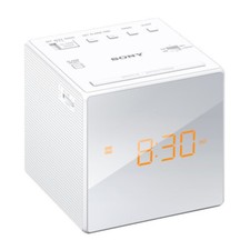 Sony ICF-C1W Uhrenradio weiß