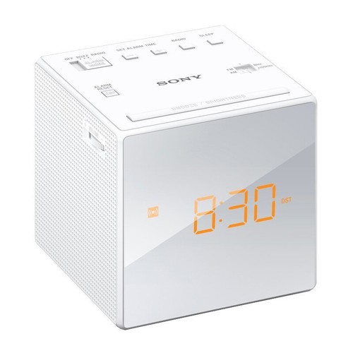Sony icf c1w uhrenradio weiß - icf-c1w,