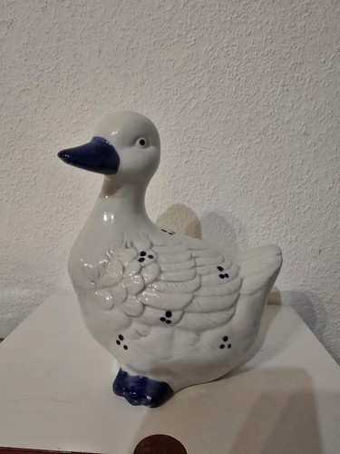 Porzellan figur ente - porzellan,