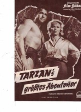 TARZANs größtest Abenteuer Gordon Scott Sean Connery  Filmprogramm IFB 5013