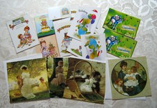 Konvolut Posten Glückwunschkarten Einladungskarten Geburtstagsbüchlein Diddl