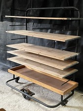 Antik Eisen Regal um 1885 aus Bäckerei Loft Küche Laden Ausstattung