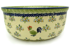 Bunzlauer Keramik Schale tief - Dekor Hahn - II Wahl