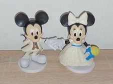 * Disney Mickey & Minnie Mouse Brautpaar Hochzeit Torte 12,5 x 6 cm neuwertig *