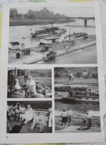 Foto blatt 1987 dresden elbe - 1987,