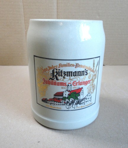 Bierkrug steingut l - bierkrug,