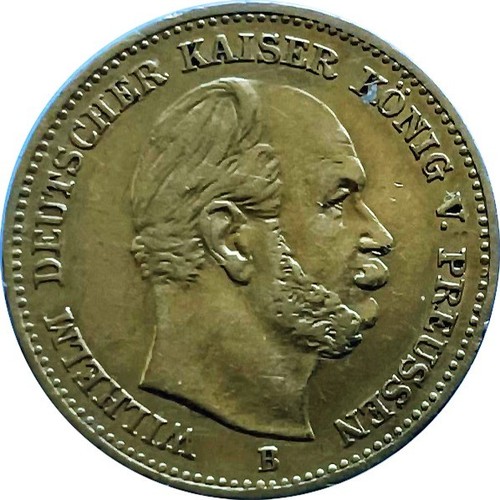 Preußen mark 1877 wilhelm - 5, b