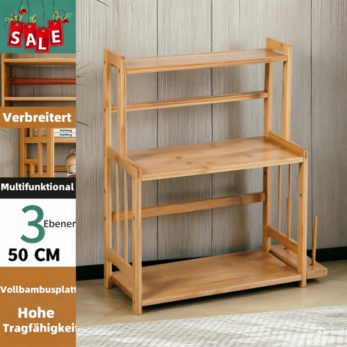 Ebenen regal bambus - 3,