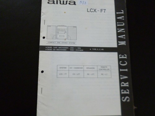 Original service manual - service,