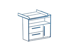 roba Wickelkommode 'Lilo' mit