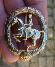 original  Reiterabzeichen gold