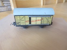 Modelleisenbahn Spur S Stadtilm, Güterwagen, DDR Spielzeug Eisenbahn Blech