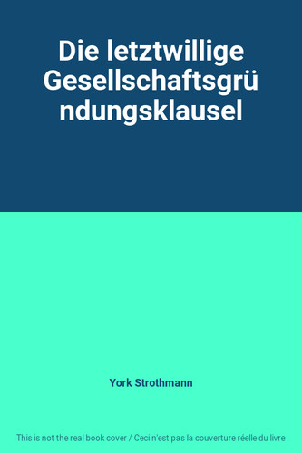 Die letztwillige