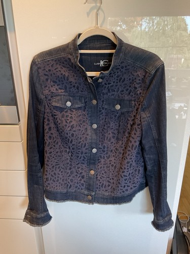 Luisa cerano jeans jacke mit - jeans,