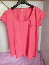 Tshirt Mit Brust Tasche Rose