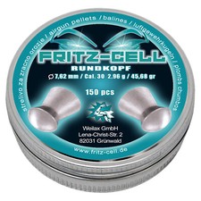 150 x 7,62 mm Diabolos 150 Stück Luftgewehr auch für FX Dreamline 7,62mm Diabolo