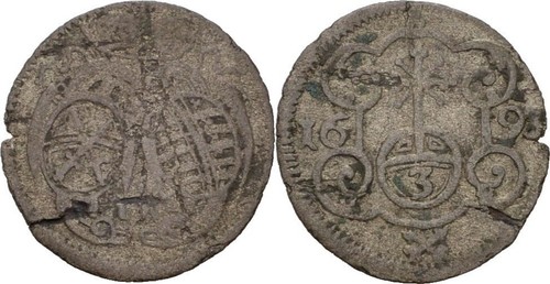 Sachsen dreier 1693 johann - sachsen,