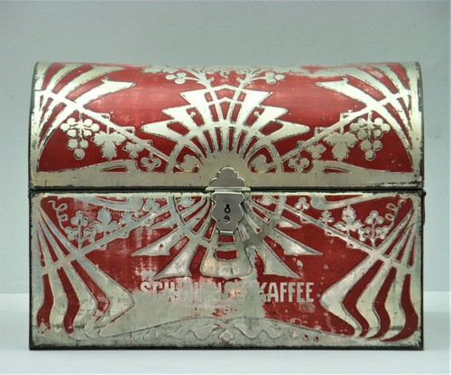 Jugendstil blechdose kaffee - jugendstil,