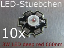 10x 3W High-Power LED Tiefot