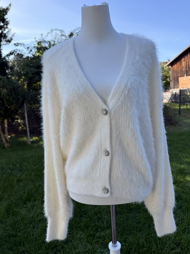 Guess flauschige strickjacke - -,