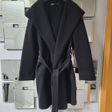 ZARA Mantel mit Kapuze und